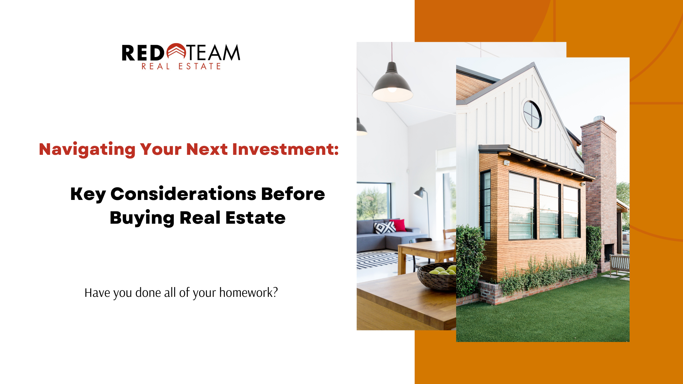 Navigating Your Next Investment: Key Considerations Before Buying Real Estate.